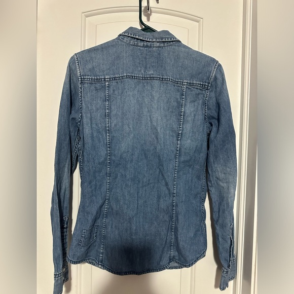 TNA denim button down - Picture 4 of 4
